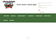 Tablet Screenshot of libertydelightfarms.com